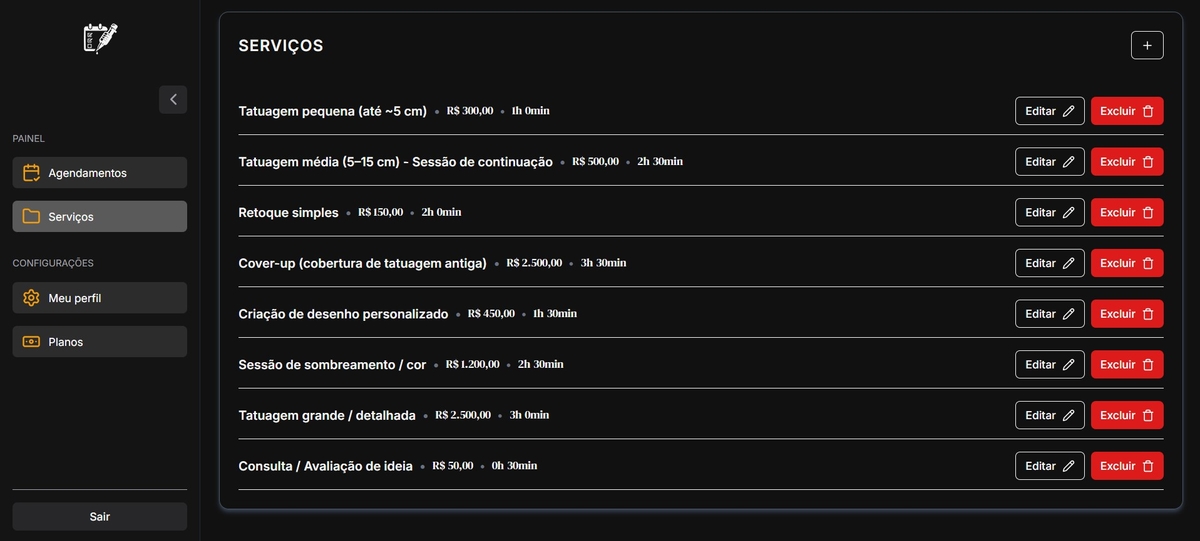 Crie seus serviços personalizados